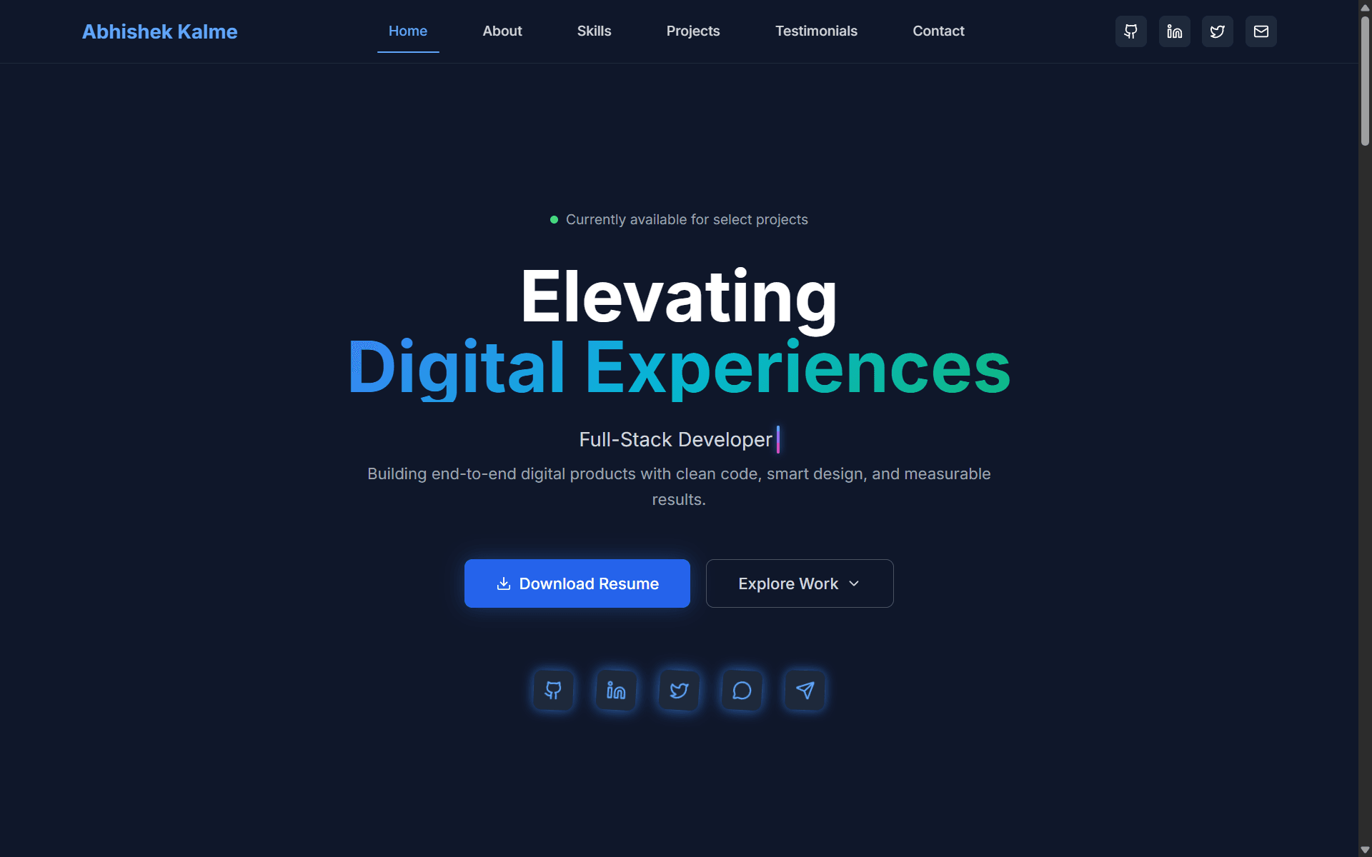 Portfolio Website